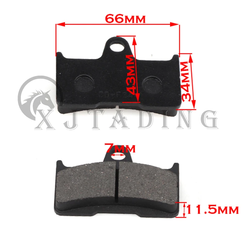 6 шт. передние и задние тормозные колодки для мотоцикла велосипедные дисковые