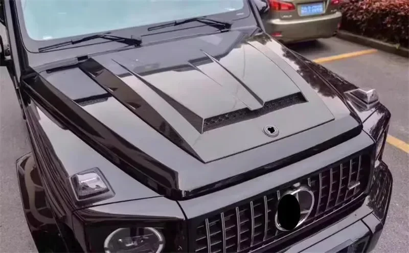 Настоящий комплект капота двигателя из углеродного волокна для Mercedes Benz G Class W463 G350