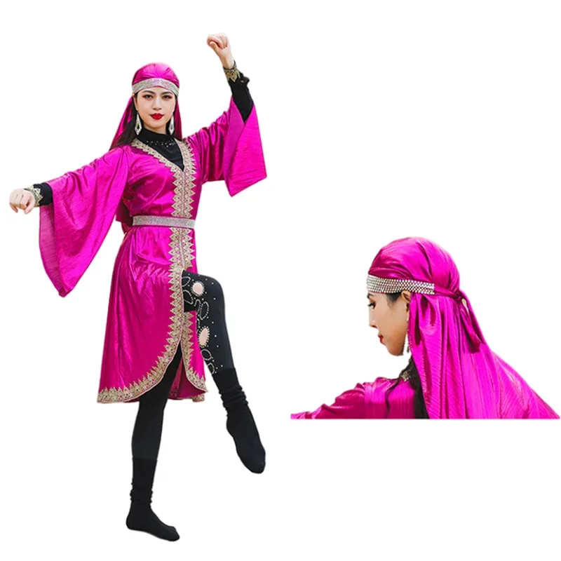 Dabke национальный костюм для танца Ливана арабский комплект из 4 предметов ручная