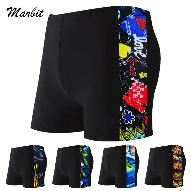 

Random color Men Summer Quick Dry Swimsuit Men's Swim Shorts Racing Swimsuit Man Swimming Trunks