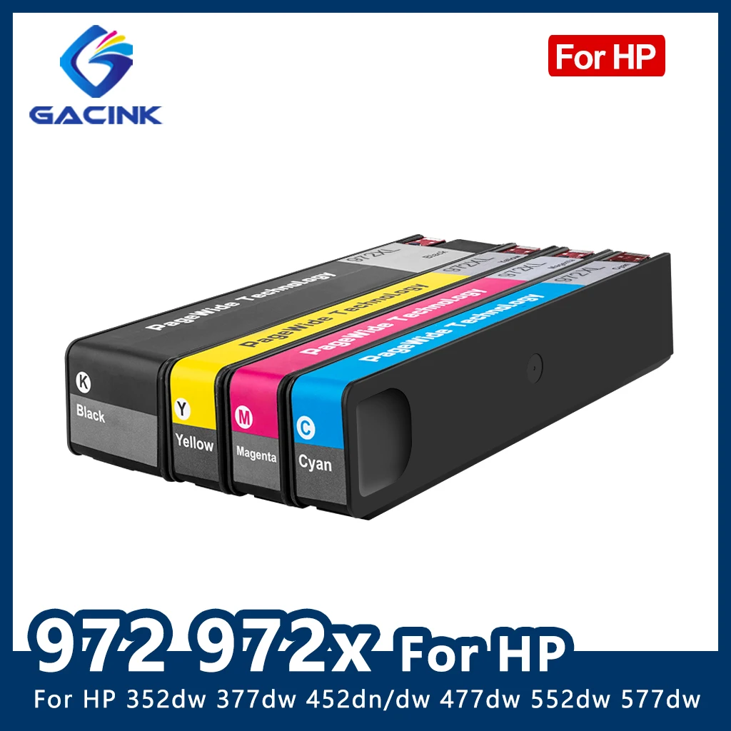 

973 973XL Compatible Ink Cartridge For HP PageWide Pro 452dw 452dn 477dw 477dn 552dw 577dw/z P55250dw P57750dw 973X XL 4Colors