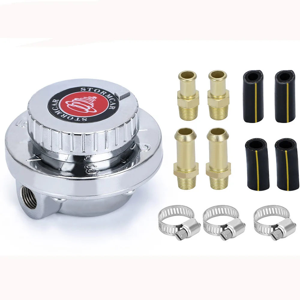 

Модифицированные автозапчасти, ручная регулировка клапана регулирования давления топлива 1-5 фунтов на квадратный дюйм, шланг карбюратора 8 мм 10 мм