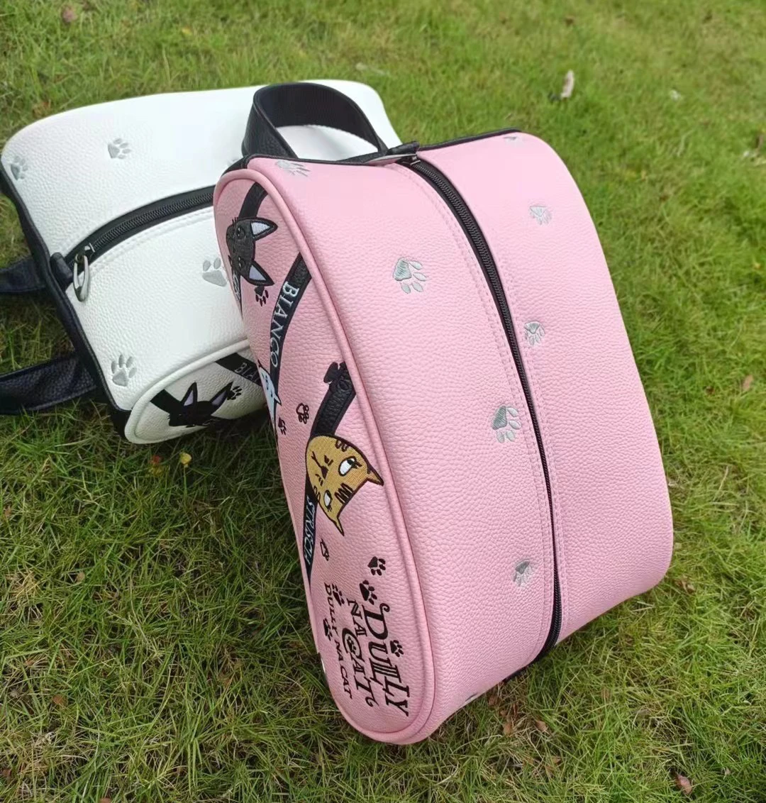 

Golf shoe bag storage bag sundries bag handbag new shoe bag easy to carry can hold shoes up to 46 yards