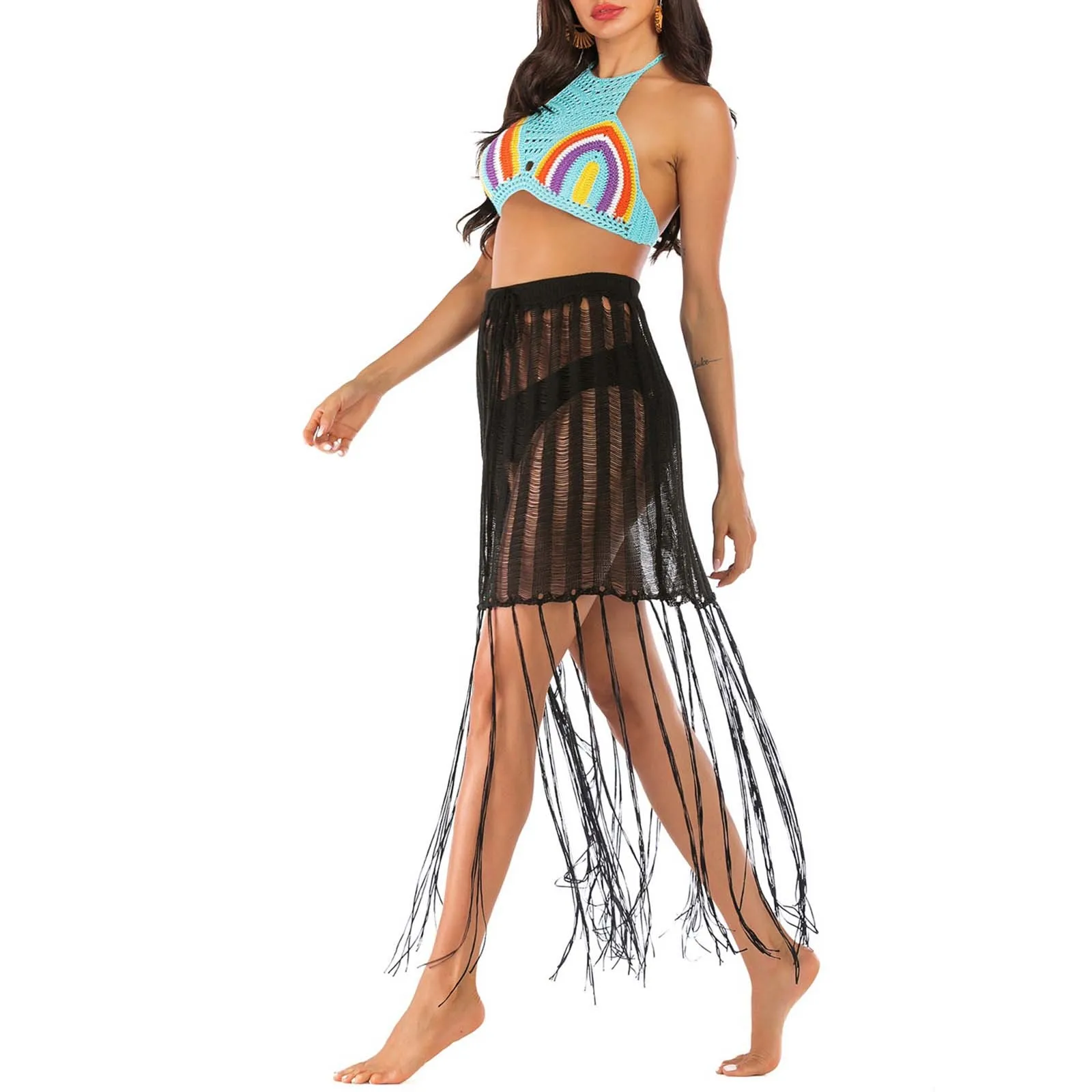 Женская Клубная одежда с высокой талией из искусственной кожи в стиле панк-рок