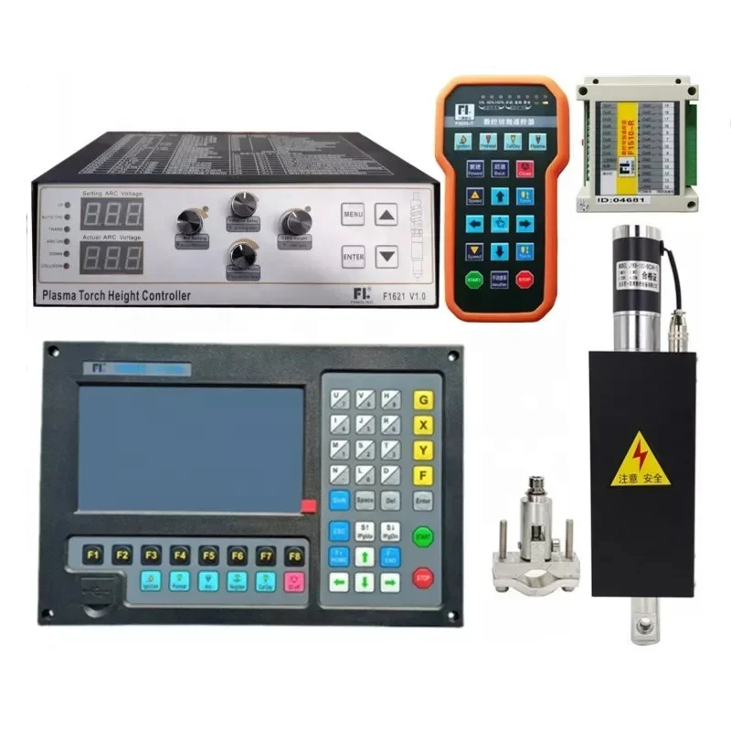 

F2100B Plasma Controller+THC+lifter Kit F2100B+F1621+JYKB-100-DC24V-T3+F1510T For Cutting Machine Cutter