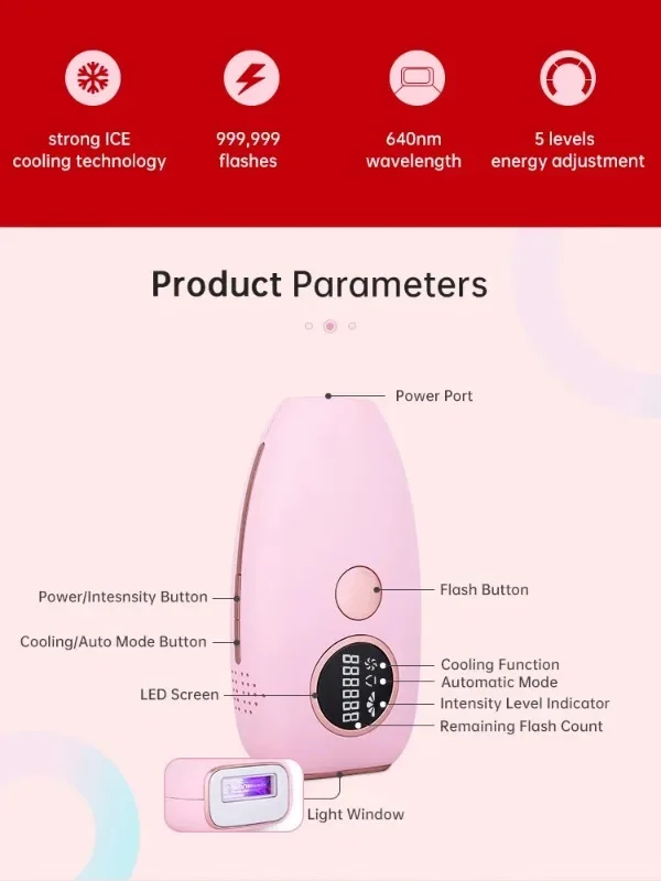 Maquina Depilacion Ipl 999999 Flashes Бестселлер перманентный ipl Ice Cool машина для удаления волос