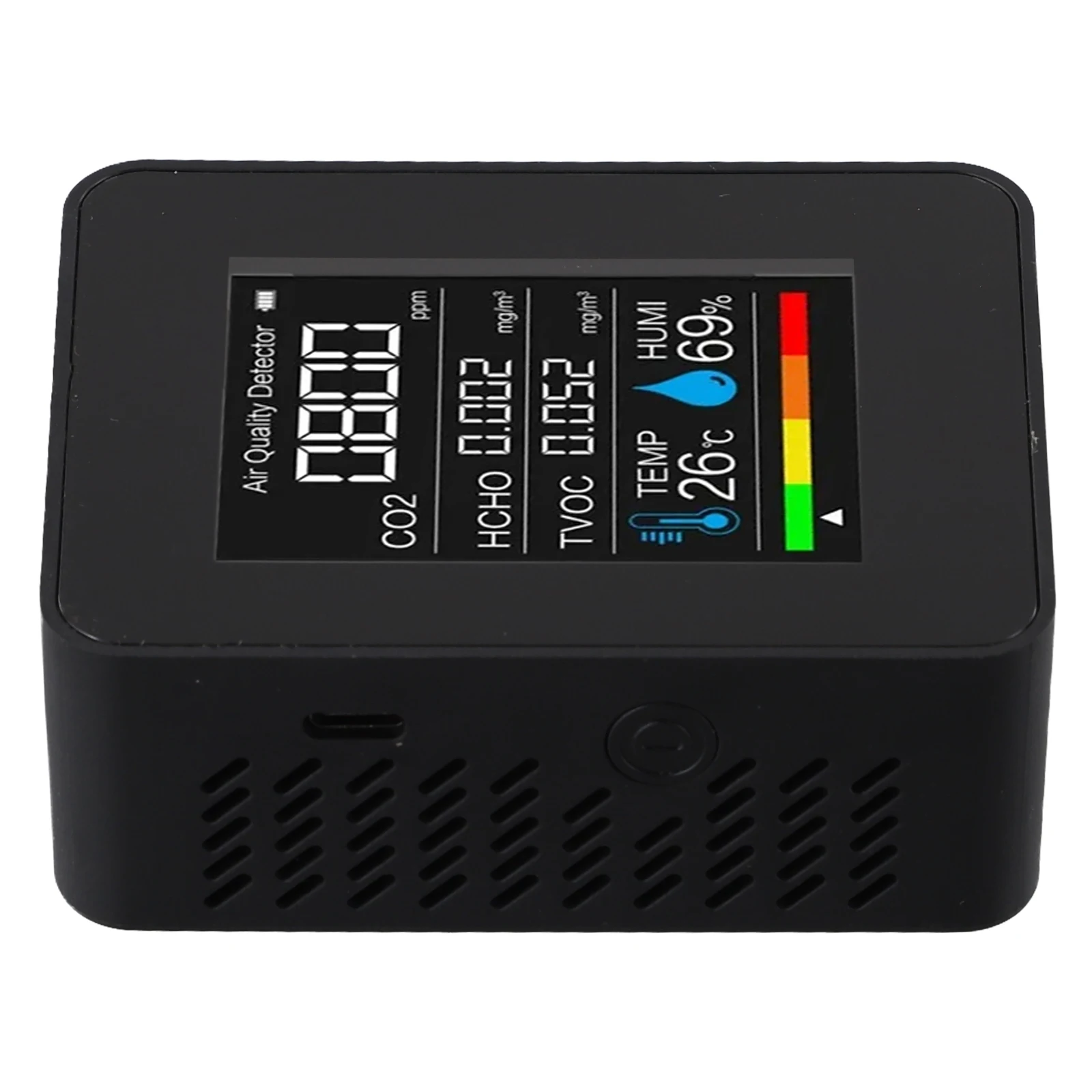 Детектор формальдегида HCHO TVOC 5 в 1 тестер качества воздуха емкость аккумулятора