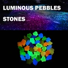 100 шт., светящиеся садовые гальки для аквариума