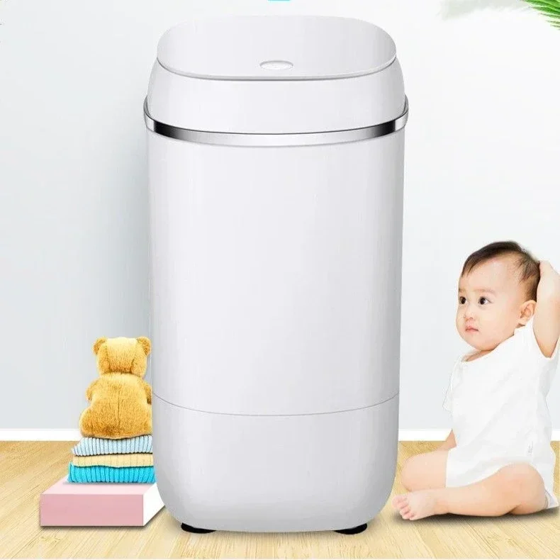 Semi-automatic Mini Washer - For Baby Clothes. Home Rental Dorm. Single Bucket.