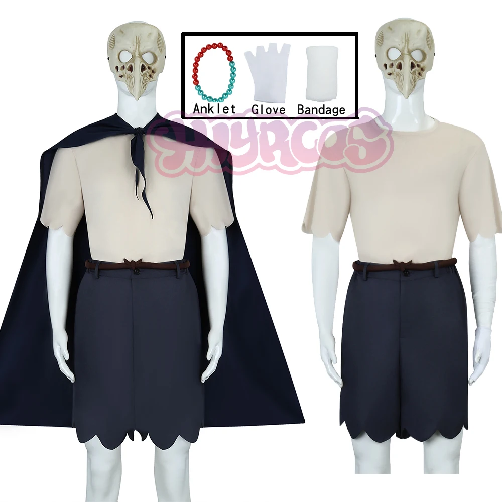 7 шт. аниме ALONE Low косплей костюм мальчик в наряде полный комплект с маской мужской