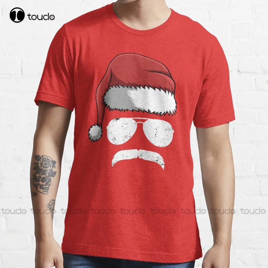 

Santa With Mustache Ted Lasso Roy Kent Afc Richmond T-Shirt Mens Casual Shirts Custom Aldult Teen Unisex Xs-5Xl Cotton Women Men