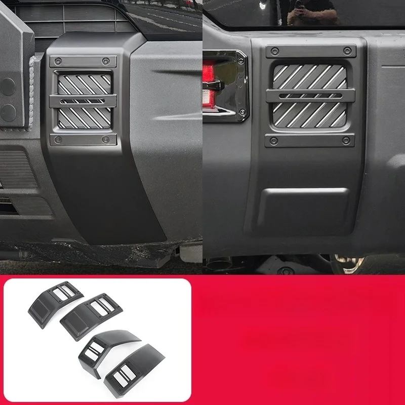 

Декоративная рамка переднего и заднего бампера автомобиля, подходит для JETOUR Shanhai T1 2024, модифицированная наклейка на бампер кузова, защита от царапин