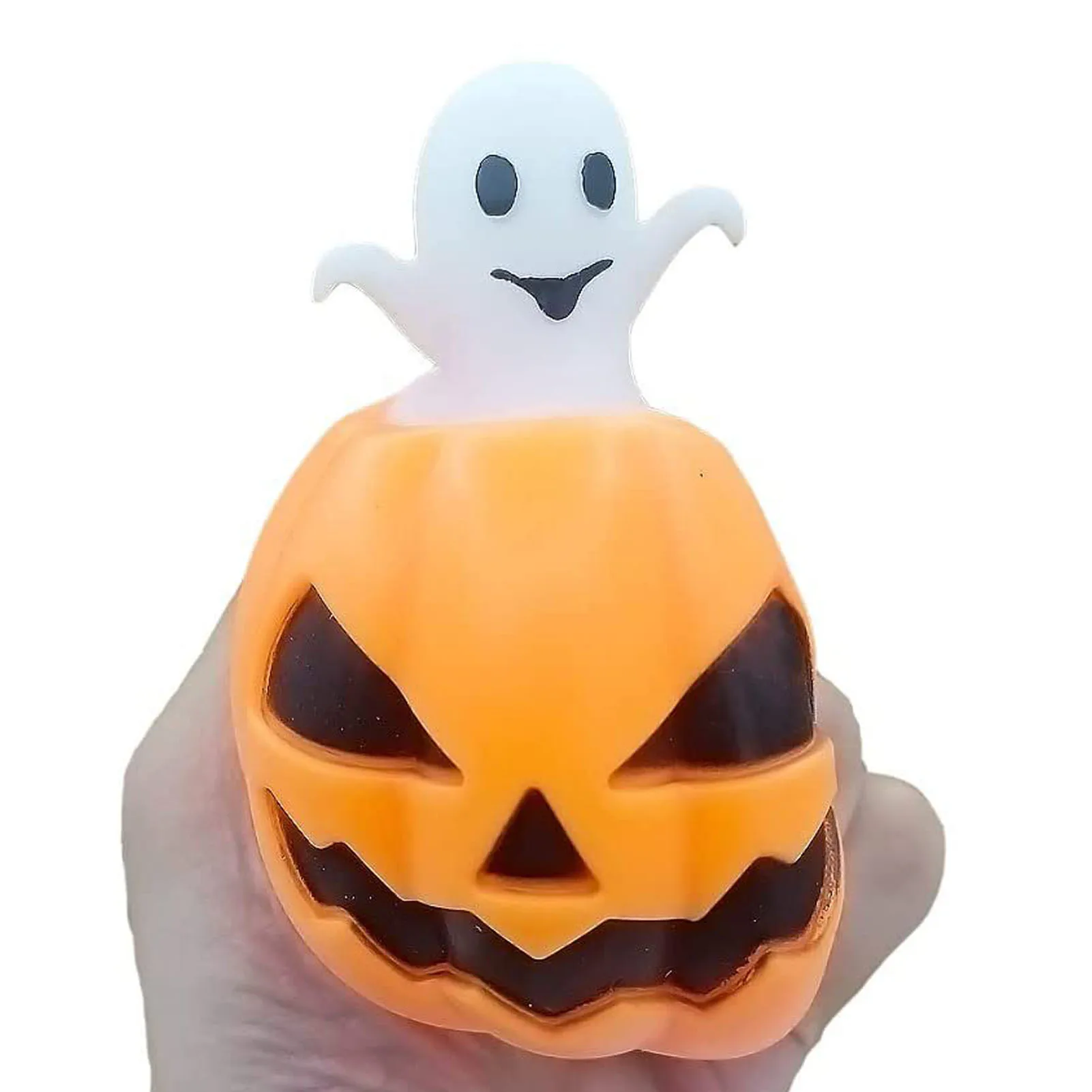 

Halloween Pumpkin Stress Ball Ghost Pumpkin Stress Balls Toys For Kids Halloween Pumpkin Ghost Goodie Bag Filler Party Favor Toy