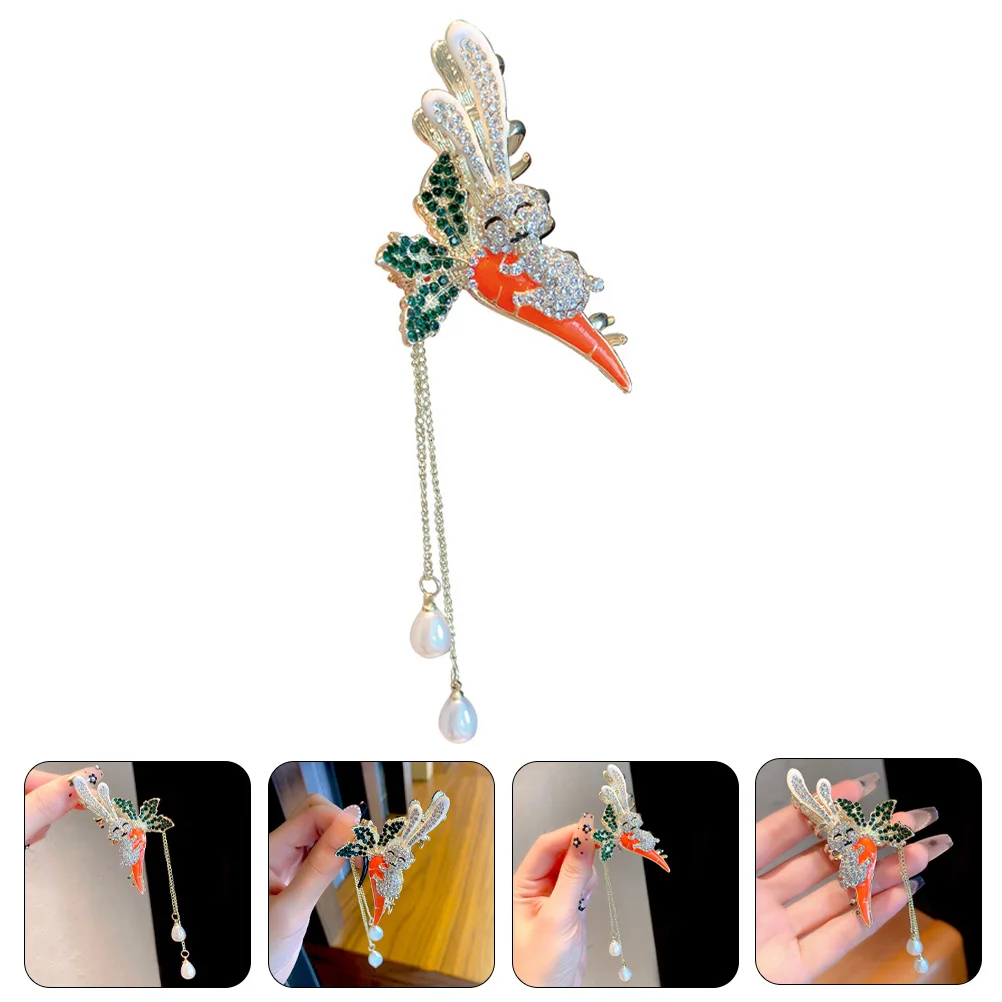 

Hair Clips Bunny Accessories Barrettes Claw Carrot Rabbit Jaw Easter Alligator Snap Women Clamps Bobby Decorative Buns Clasps