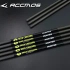 Стрелы из чистого карбона для лука, 12 шт., 31 дюйм, ID 4,2 или 6,2 мм, стержень стрелы 250, 300, 400, 500, 600, 700, 800, 900, 1000