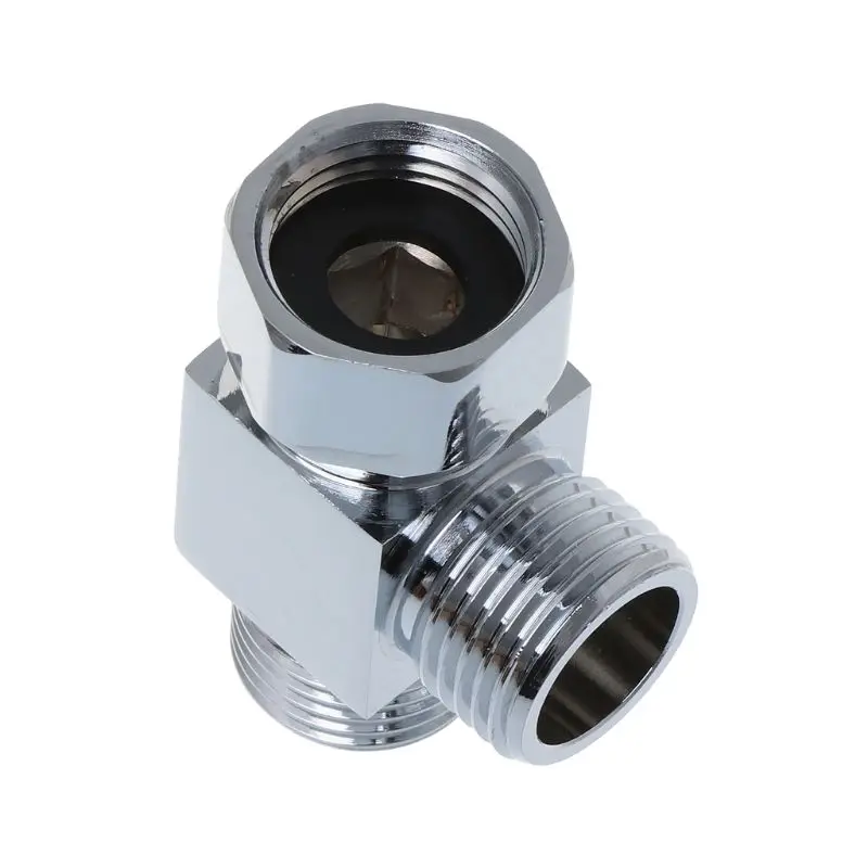 Латунный трехходовой тройник-адаптер дюйма переключатель для клапана тройник