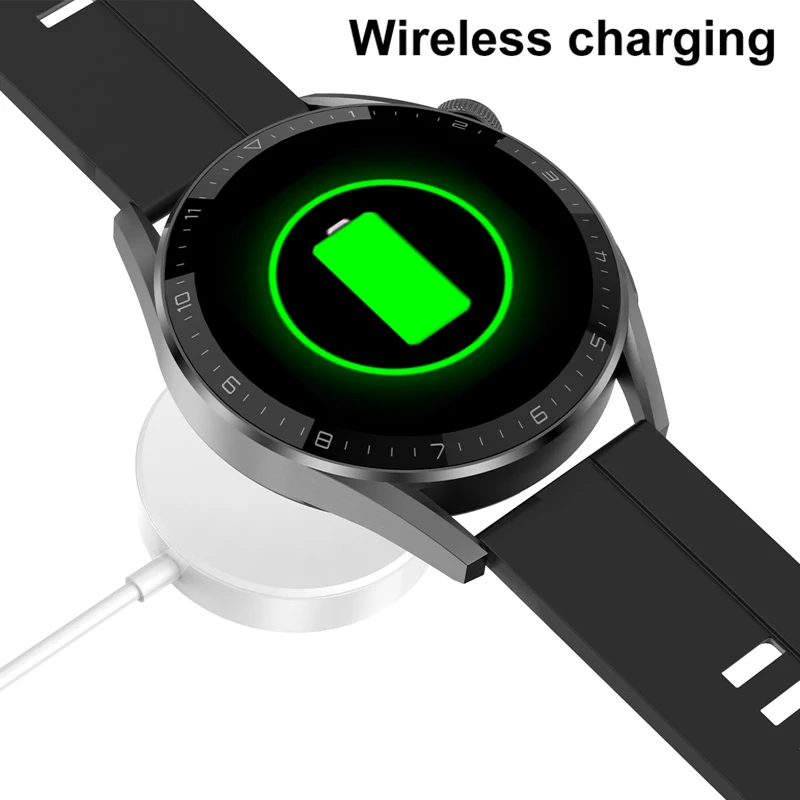 Мужские Смарт-часы DT3 Mini 41 мм с NFC беспроводным зарядным устройством 200 + часы