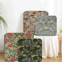 william morris exhibition museum botanical art sofa mat dining room table chair cushions unisex fashion anti slip seat mat