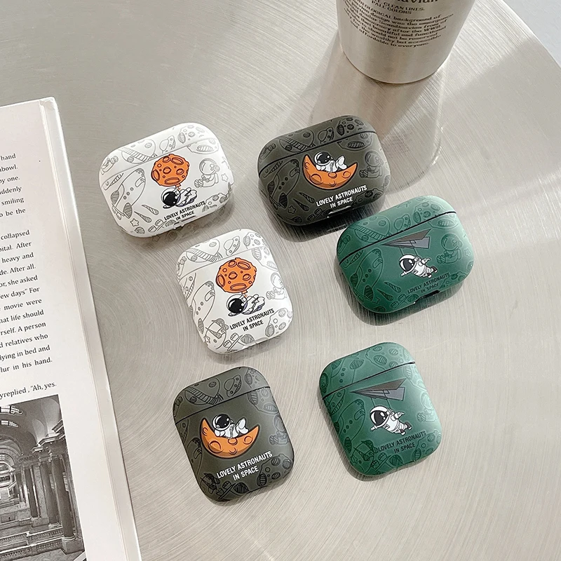 

Cover for AirPods 3 Pro 2 1 Cartoon Space Astronaut Soft Earphone Case For Apple Airpods Pro Airpod 1 2 3 Wireless Charging Box