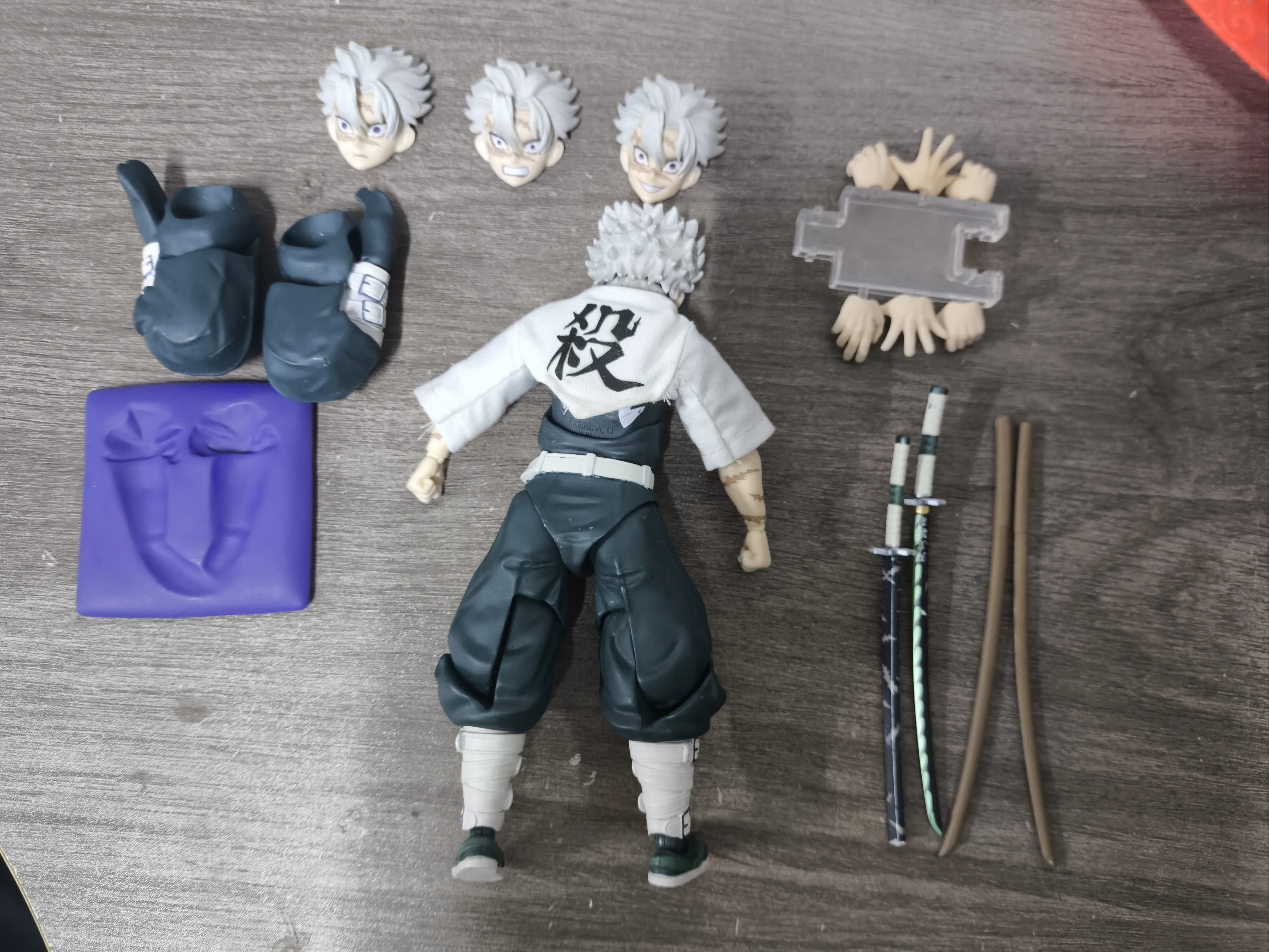 Коллекционная подвижная фигурка Aniplex Buzzmod Demon Slayer Sanemi Shinazugawa Wind Hashira из ПВХ для взрослых, аниме-фигурка (art.: 3920dc286636e) - 3920dc286636e