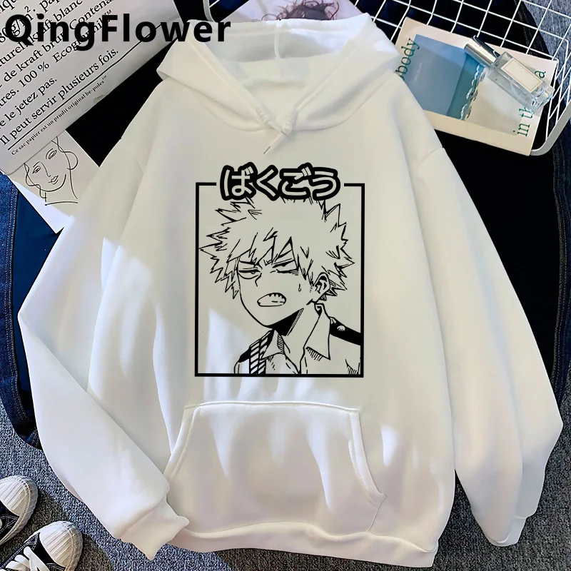 

My Hero Academia Bakugou Boku No Hero Academia hoodies men harajuku Oversized men hoody harajuku grunge
