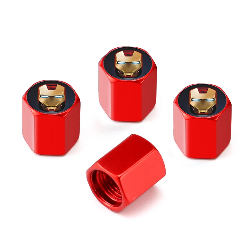 4 шт. Miniso аниме мультфильм Marvel Iron Man универсальные автомобильные колеса колпачки