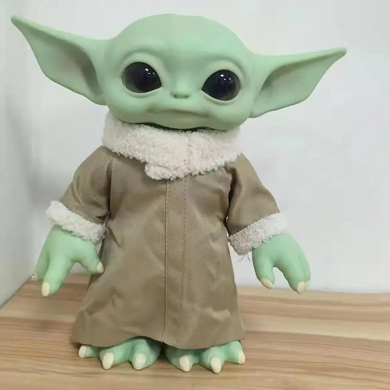 

27cm Disney Star Wars Kawaii Master Baby Yoda Darth Pvc Action Figure Anime Figures Collection Doll Toy Model For Children Gift