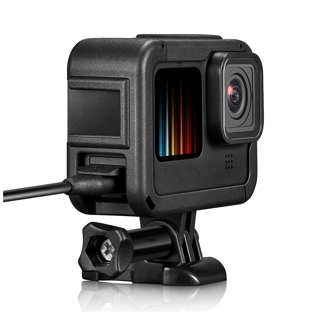 

PA Sport Camera Mounting Frame Portable Cold Shoe Detachable TPU Lens Cap Professional Photographing Guard Part