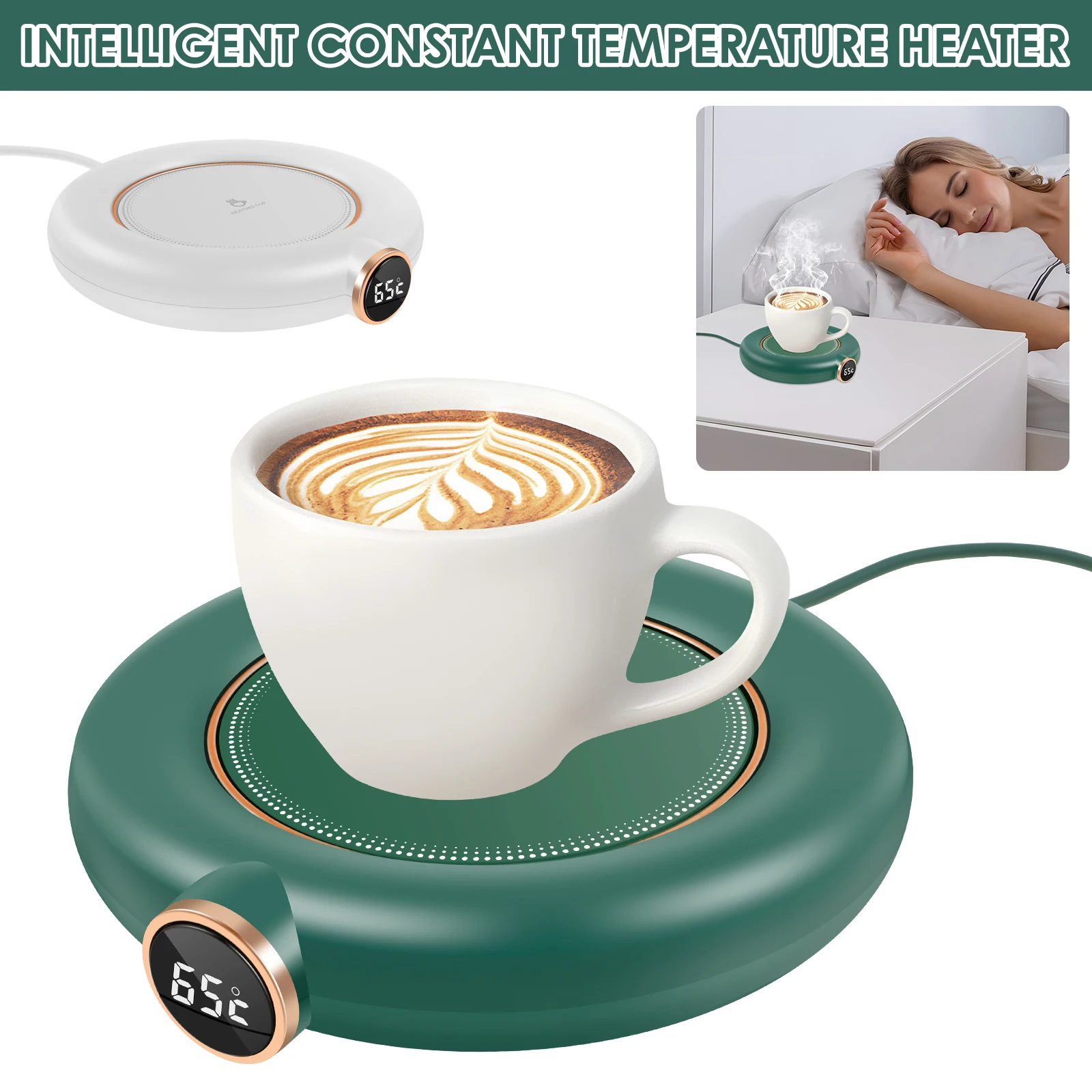 Умная панель для подогрева кофе с 3 настройками температуры