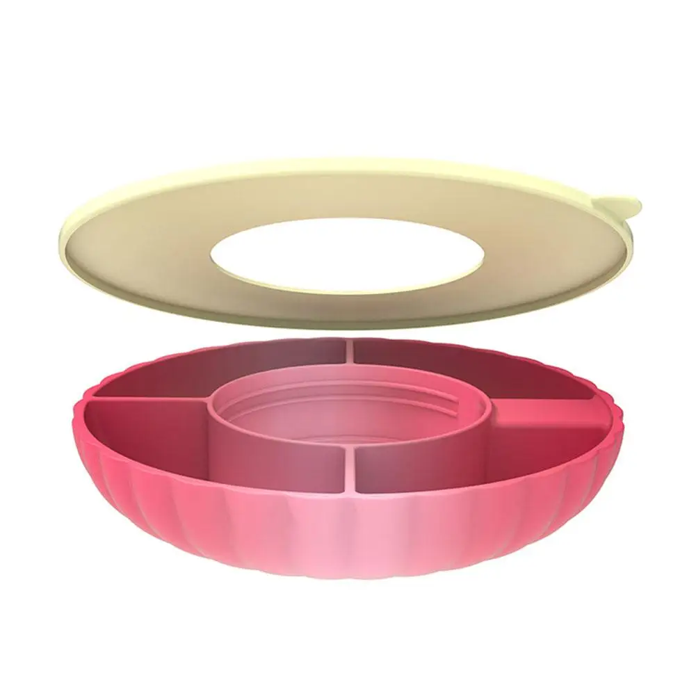 Многоразовая силиконовая миска для закусок поднос пищевого класса легкая