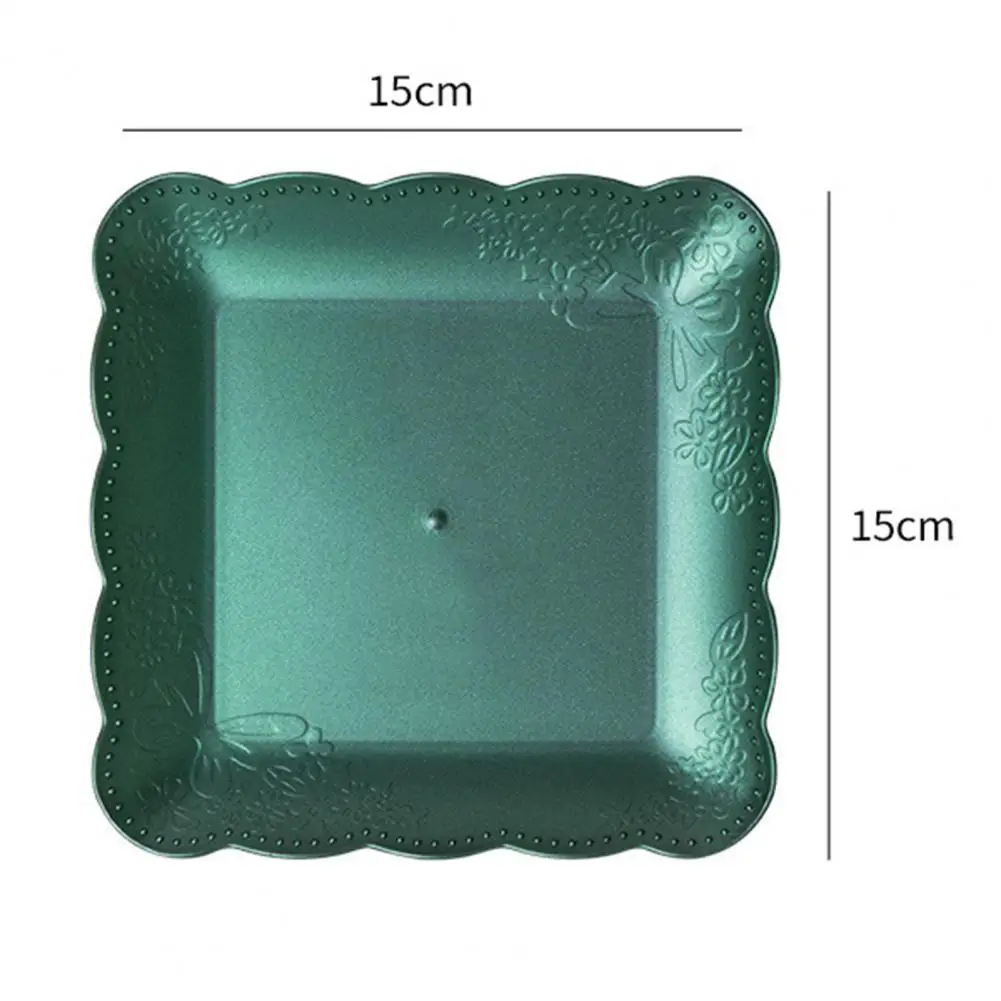 Тарелка для тарелки закусок из пищевого пластика сервировки фруктов 6 шт.