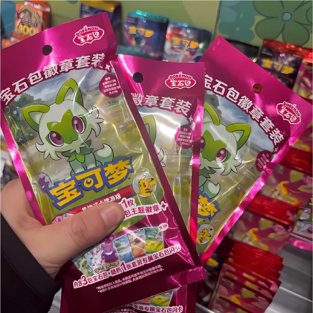 В наличии: 100% Оригинальный китайский набор для коллекционирования Pokemon PTCG SV 151 (бустер-бокс V13.0-16.0, наборы Gem Pack Vol.1, 2, 3, набор значков и монет) – подарок для детей. (art.: 3920da0fbf2f2) - 3920da0fbf2f2