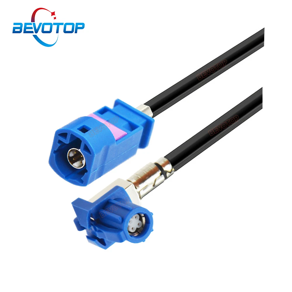 

BEVOTOP Auto Car HSD Cable FAKRA C HSD Male to Female High-speed LVDS Video Line Cable GPS MIB Screen Dacar 535 4-Core Cable