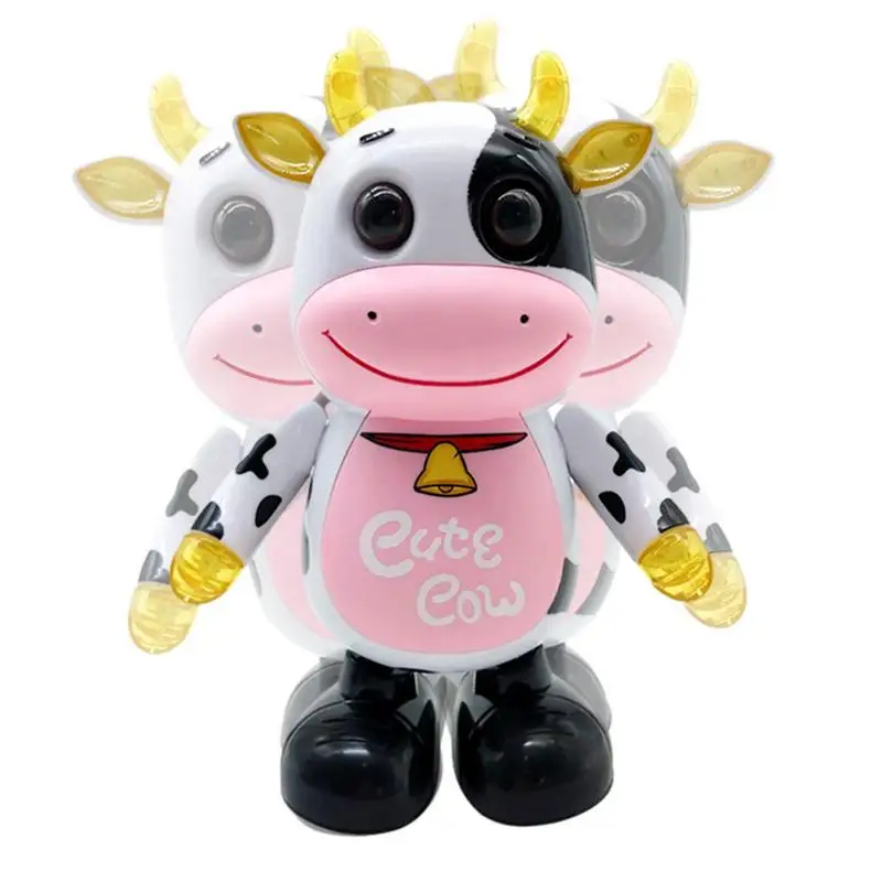 

Electric Dancing Toy Cute And Fun Cow Robot Infant Toys With Light And Music Cute Child Sound Parent-Child Mutual Toy