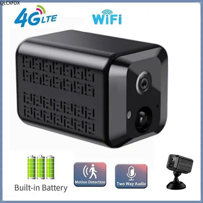 

4G SIM/ Wifi Mini Camera Human Tracking Monitor Night Vision Security CCTV IP Camera P2P Surveillance Cam Action Camera Espia