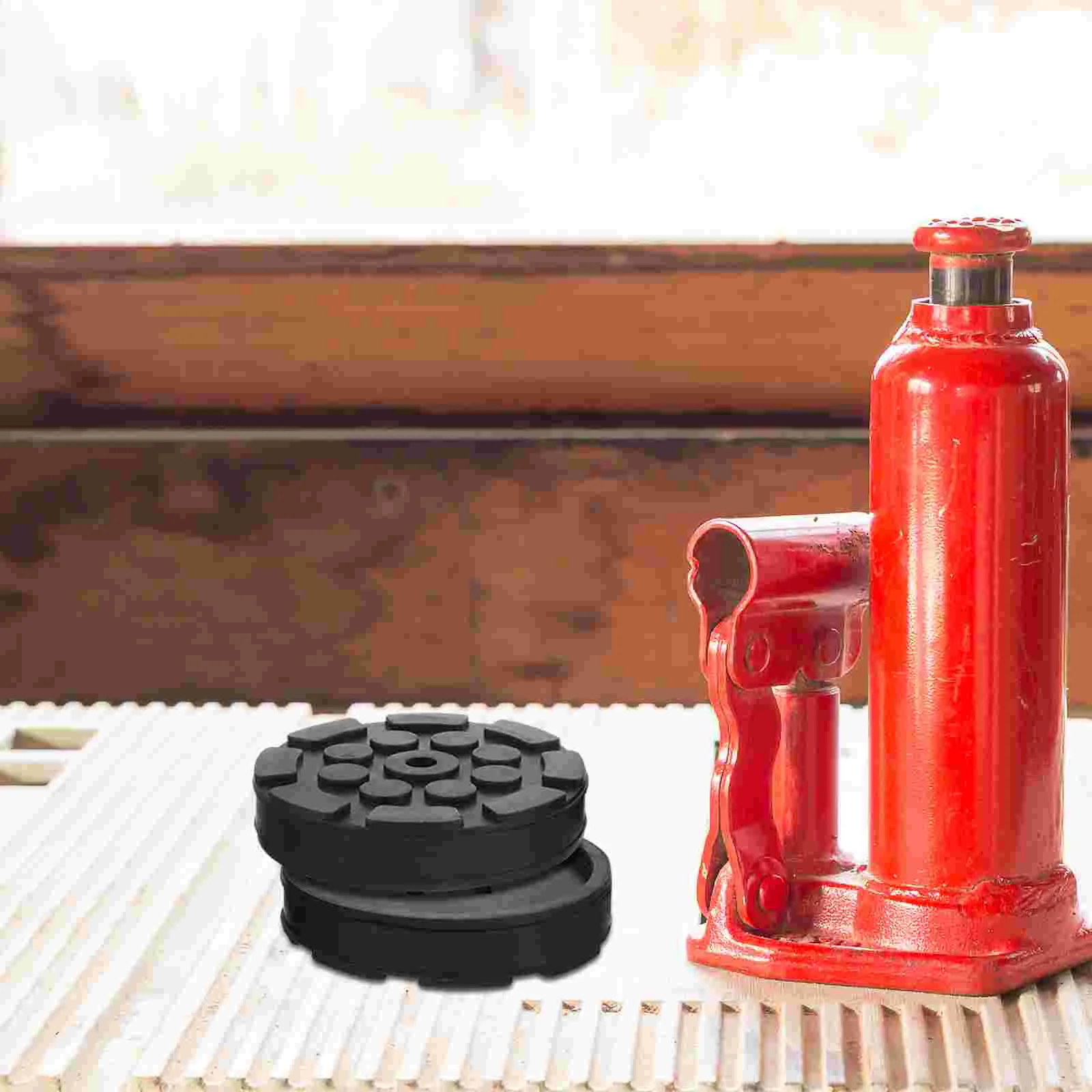 

Pinch Weld Jack Adapter Automobile Stand Floor Lift Pad Rubber Car Jacking Slotted Automotive