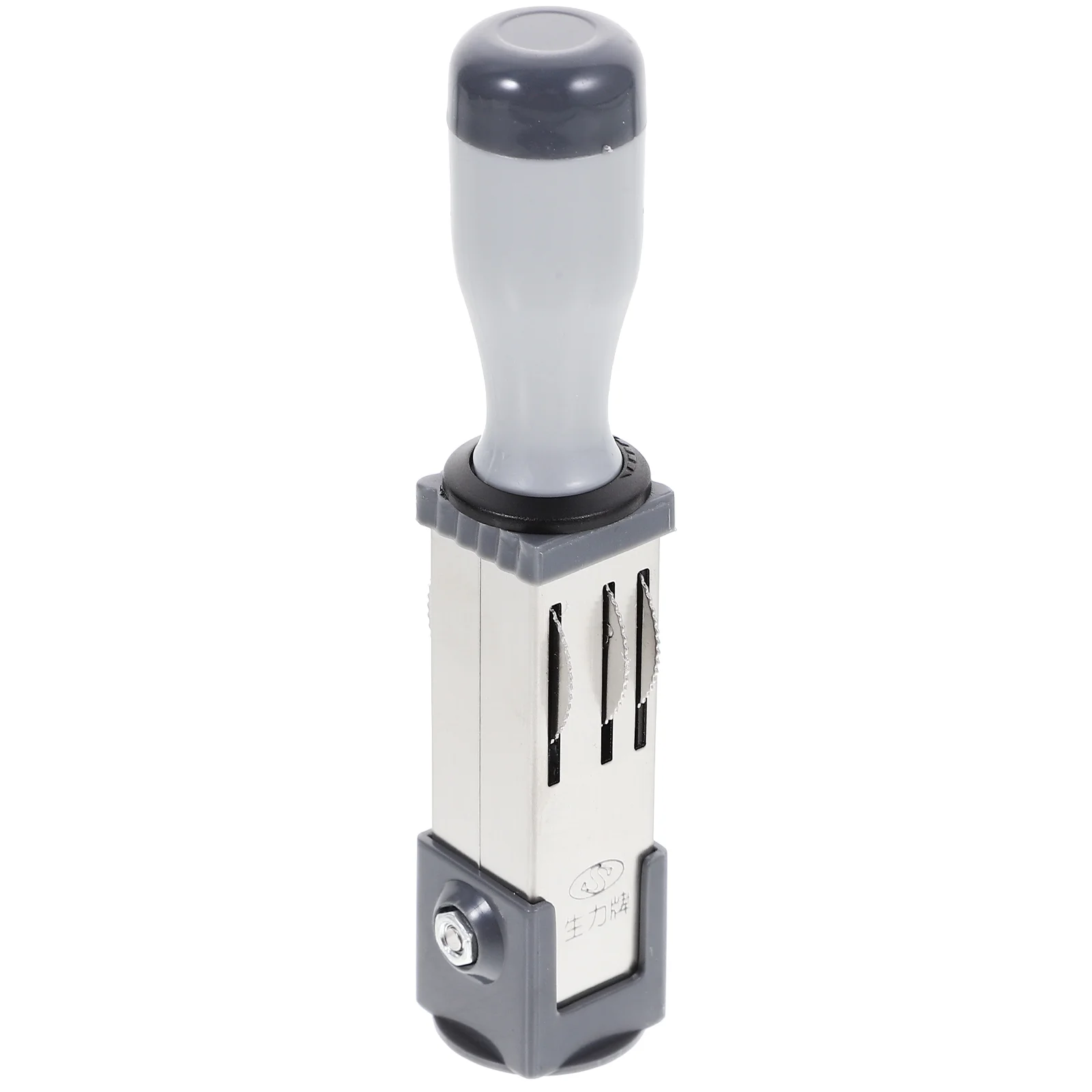 Материал штампа с датой (круглый 21 мм) Портативный ручной штамп на колесиках