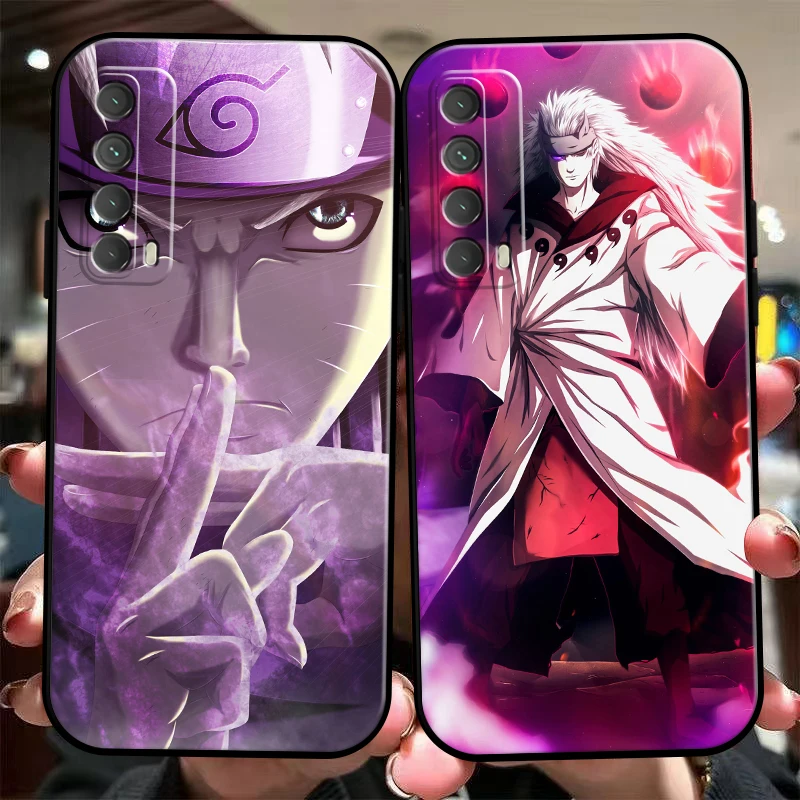 

Japan NARUTO Anime Phone Case For Huawei Honor 7A 7X 8 8X 8C 9 V9 9A 9X 9 Lite 9X Lite Soft Back Silicone Cover Black Coque