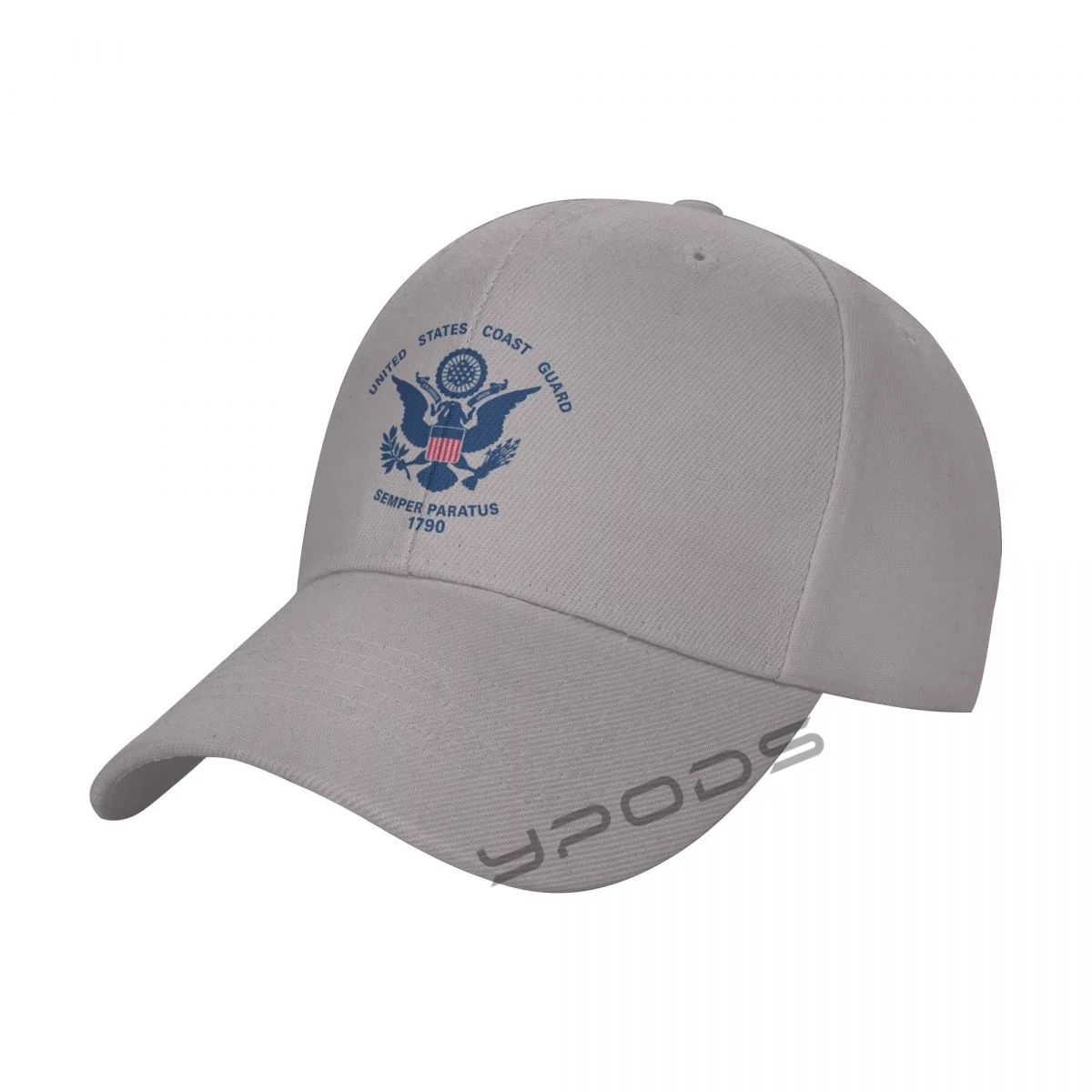 

Plain Solid Color Baseball Caps Flag Of The United States Coast Guard Multicolor Women Visor Hat Adjustable Casual Sports Hats