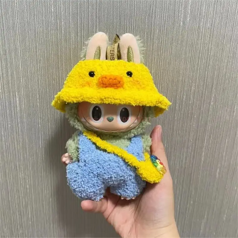 Kawaii Labubu Одежда для кукол детская одежда виниловая кукла подвеска повязка на