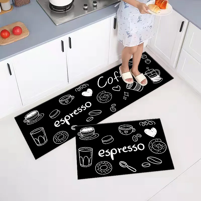 

Fashion Simple Nordic Style Kitchen Mat Floor Carpet House Hold Carpet Long Strip Door Mat Modern Home Decor