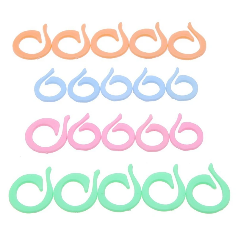 20шт Красочный набор для вязания крючком фиксирующий стежок Маркер Набор