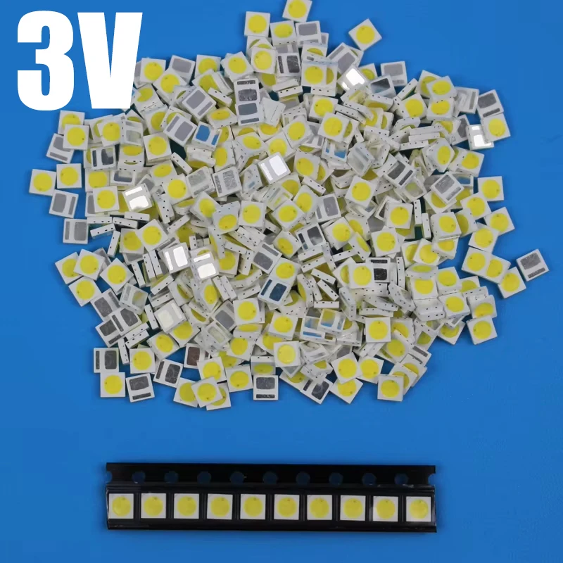 

TKDMR 50 Шт. Светодиодов Для Подсветки ТВ 1.2W~1.8W 3030 3V 6V, Ассорти, Холодный Белый Цвет, Для Ремонта Телевизоров