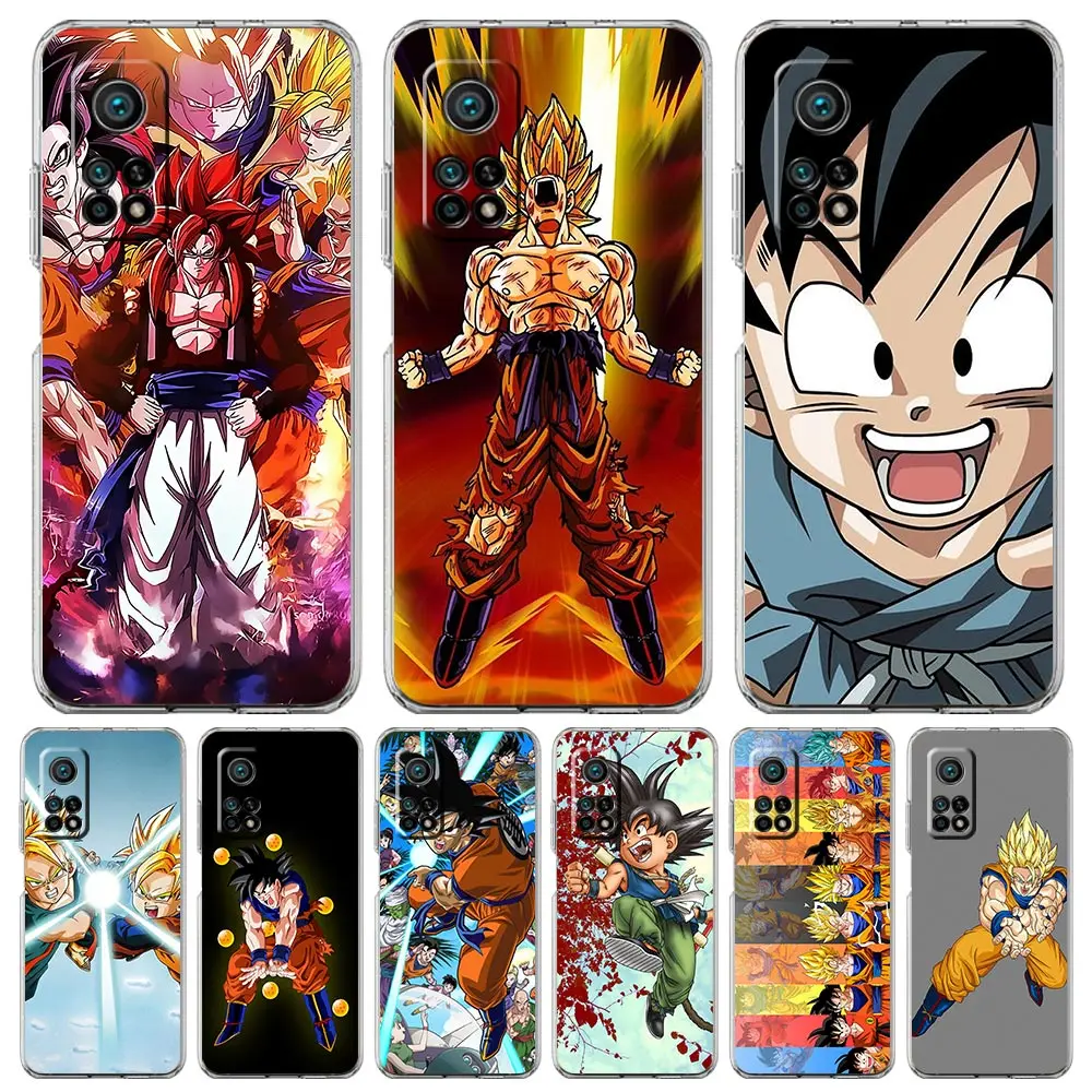 hot sale dragon ball z goku case for xiaomi mi 11 lite 10t pro note 10 lite 9 11t 9 se 12 12x phone cover shell clear soft coque free global shipping