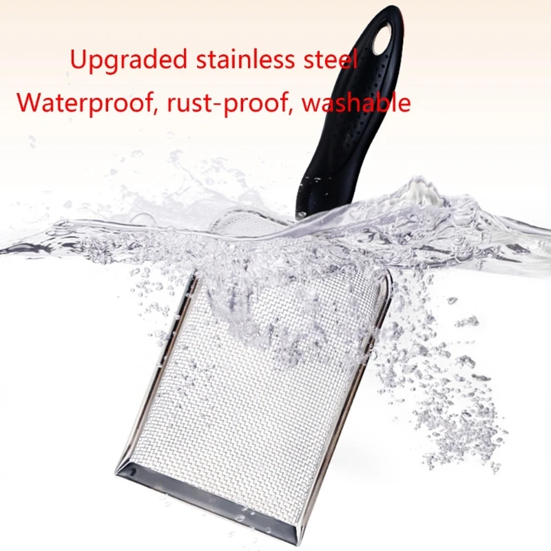 Лопата для рептилий мелкая сетка бородатый дракон просеиватель песка террариума