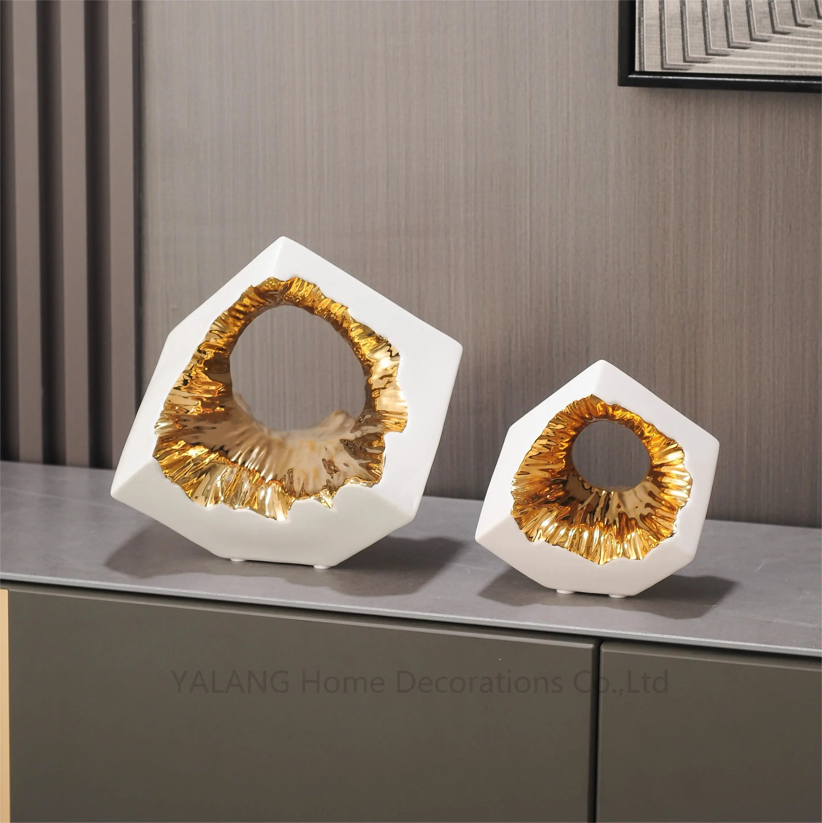 

Прямая поставка с завода, украшение для интерьера дома, сломанный квадратный керамический орнамент