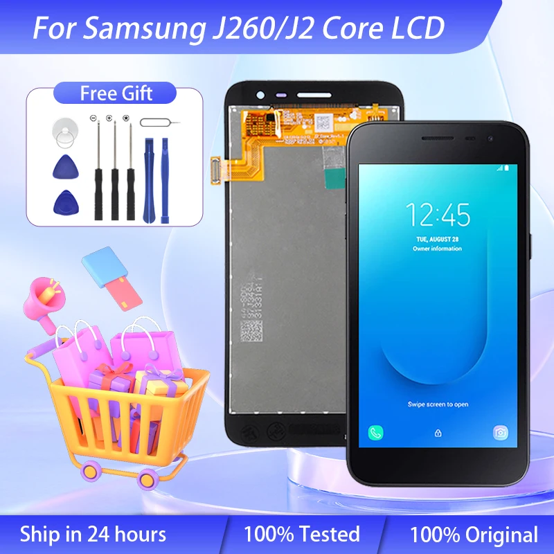 

Wholesale 5.0 Inch 2018 J2 Core Display For Samsung Galaxy J260 Lcd Touch Screen Digitizer SM-J260F Assembly Free Ship