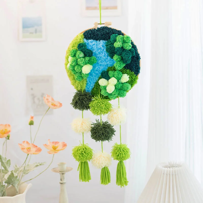 

Ручной коврик из меланжевой ткани для дома