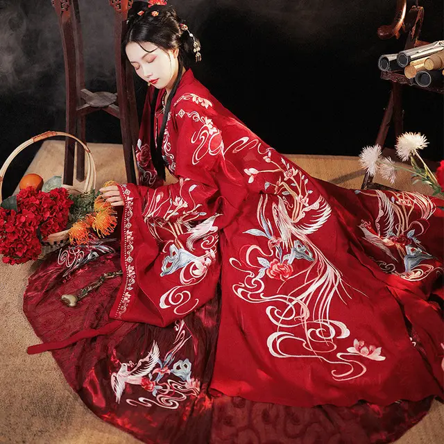 Chinese Woman Wedding Hanfu 1