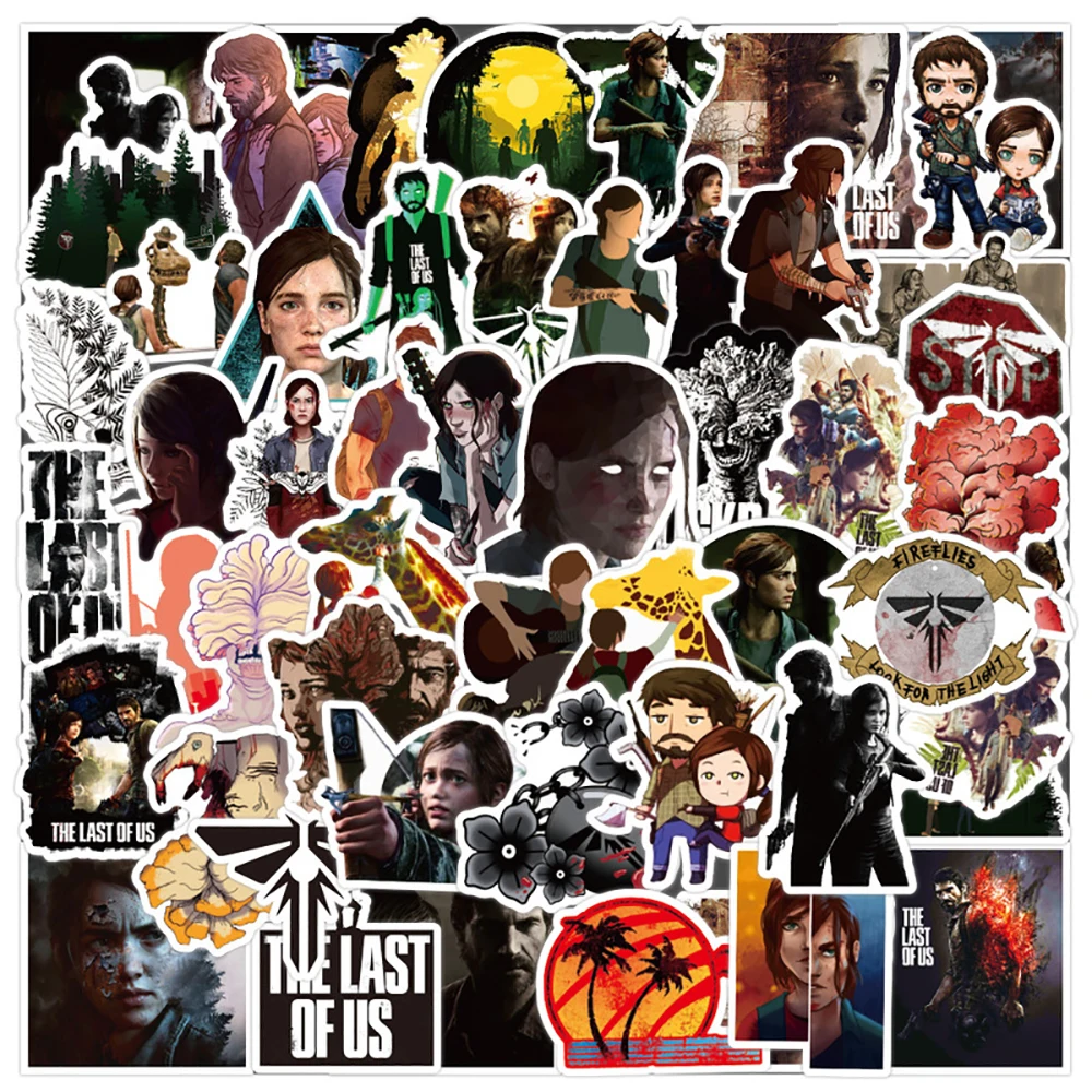 

10/30/50PCS Game The Last of Us Stickers DIY Travel Luggage Fridge Laptop Cool Classic Toy Graffiti Sticker for Kid Toys Gift